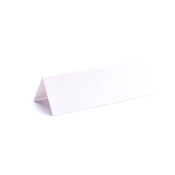 Paper Exclusive Bordkort, 240 g, 10 x 7 cm, Tekstureret, 10 stk Hvid