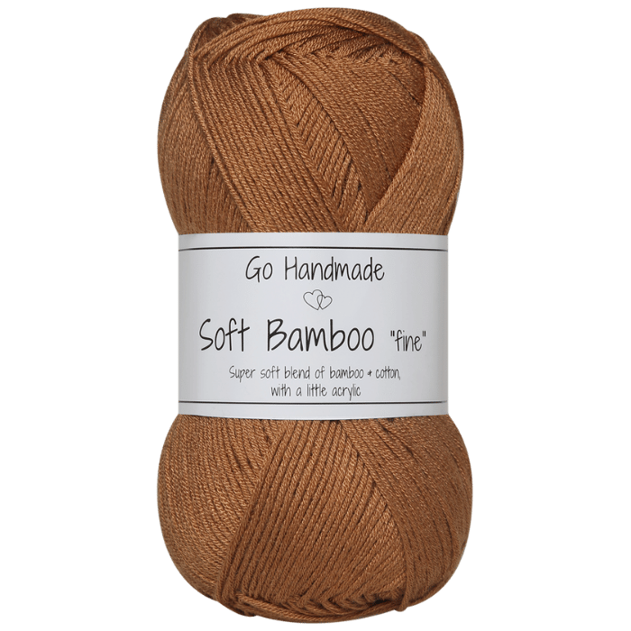 Go Handmade Soft Bamboo "Fine"  17428 Toffee
