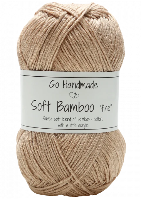 Go Handmade Soft Bamboo "Fine" 17322 Valnød