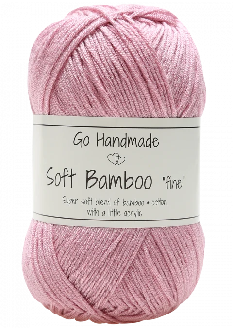 Go Handmade Soft Bamboo "Fine" 17326 Gammelrosa