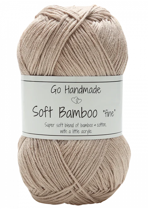 Go Handmade Soft Bamboo "Fine" 17422 Nude Beige