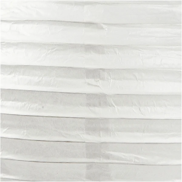 Papirlampe, 20 cm, 1 stk Hvid