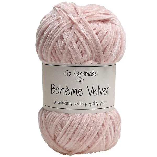Go Handmade Bohème Velvet Fine 17608 Cameo rosa
