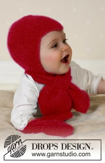 14-16 Baby Aviator Hat by DROPS Design
