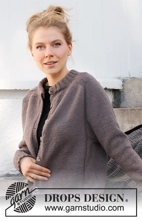 216-39 Country Muse Cardigan by DROPS Design