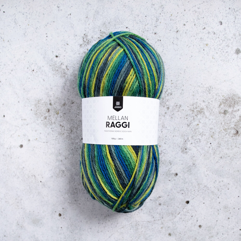 Järbo Mellanraggi 100g 28444 Midnight Moss