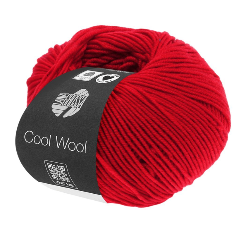 Lana Grossa Cool Wool 417 Refleksrød