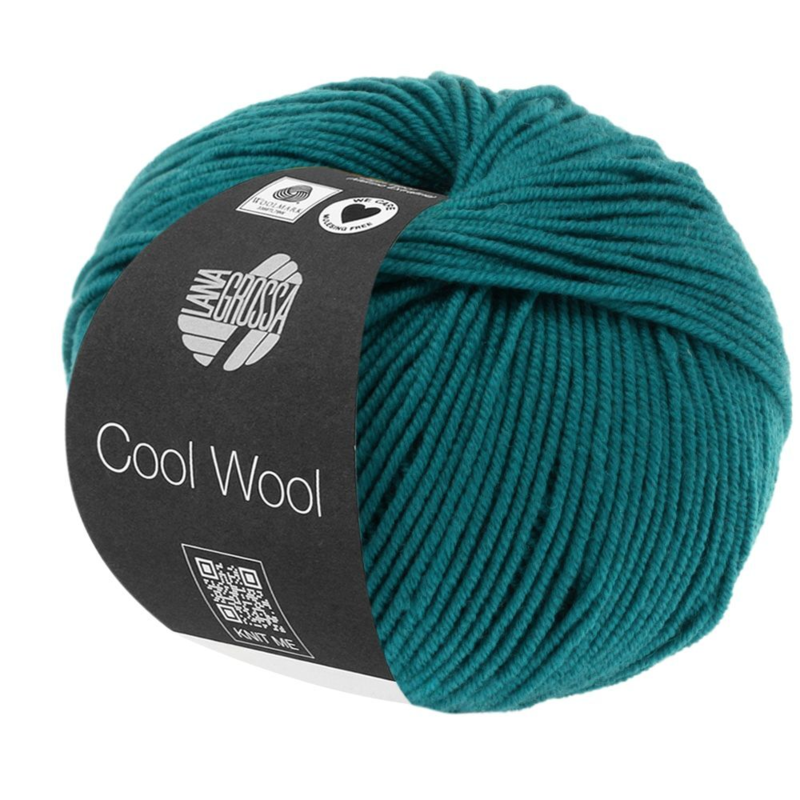 Lana Grossa Cool Wool 2015 Petrolgrøn