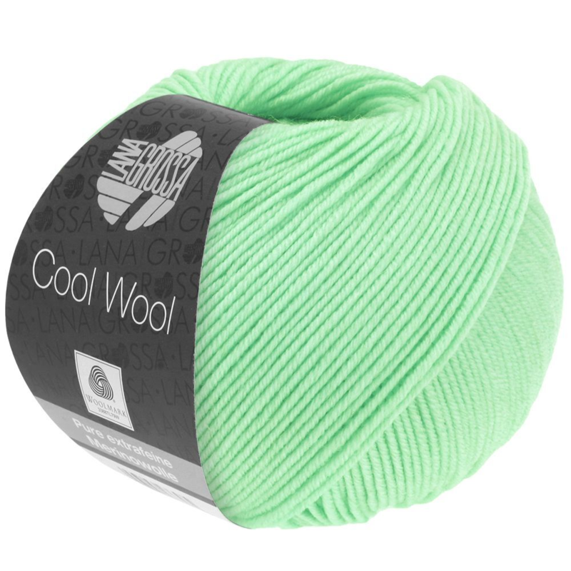 Lana Grossa Cool Wool 2087 Hvidgrøn