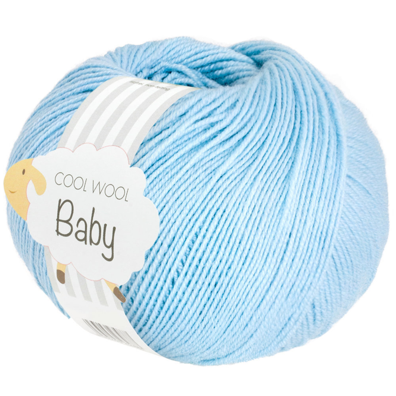 Lana Grossa Cool Wool Baby 321 Pastelblå