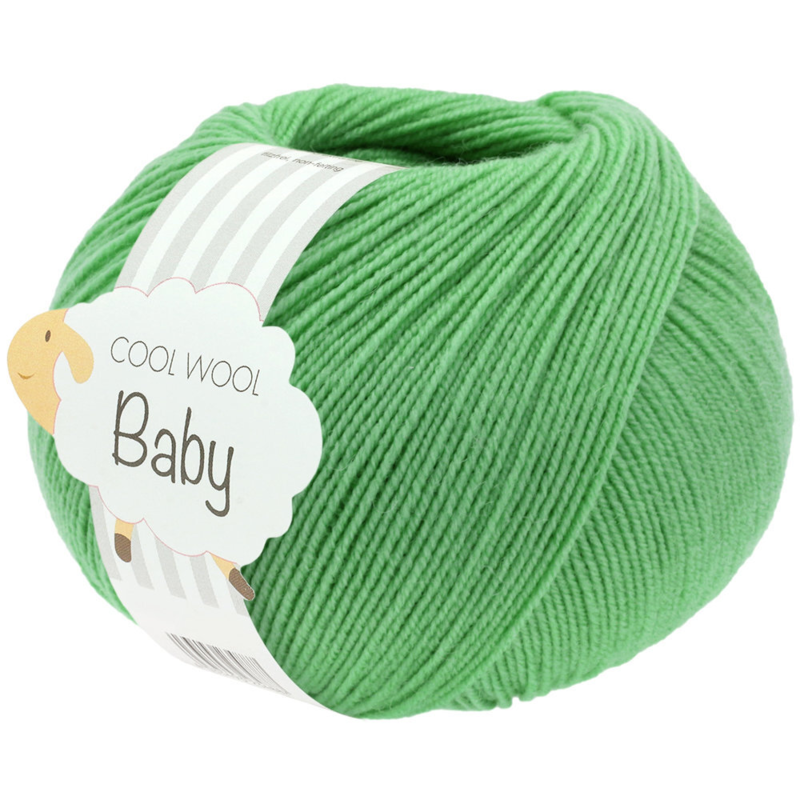 Lana Grossa Cool Wool Baby 325 Jadegrøn