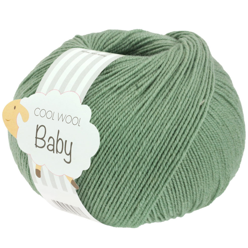 Lana Grossa Cool Wool Baby 297 Resedagrøn