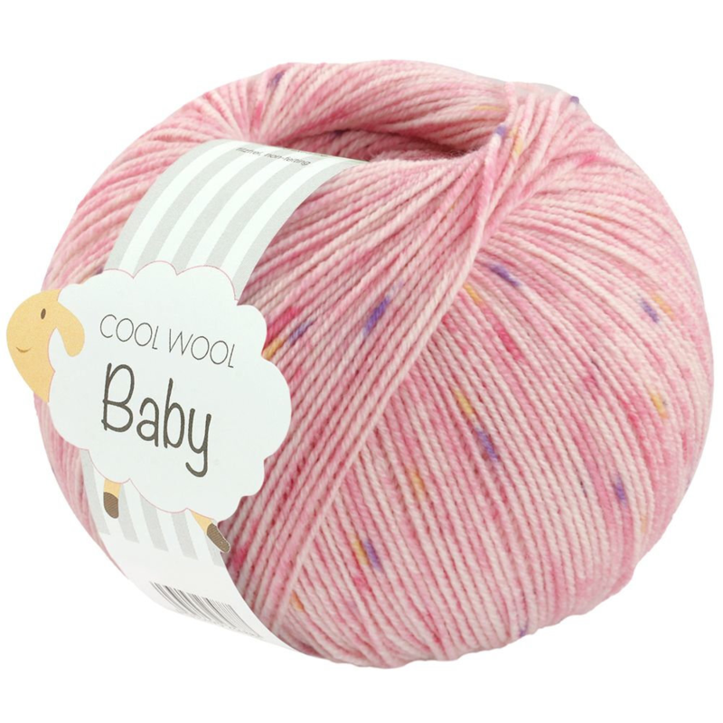 Lana Grossa Cool Wool Baby 366 Rosa/Blegrosa/Pink/Lilla