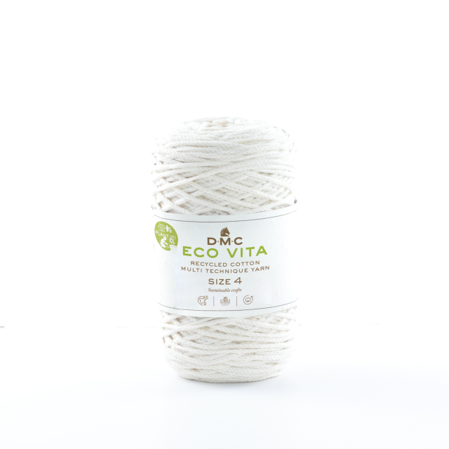 DMC Eco Vita 4 Garn Unicolor 01 Créme