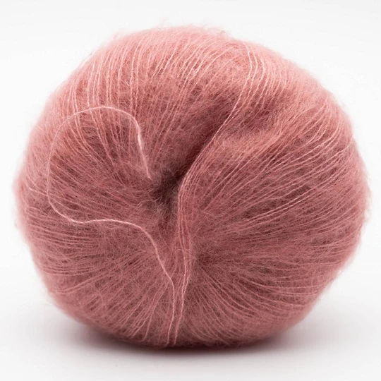 Kremke Soul Wool Silky Kid 19-055 Støvet pink
