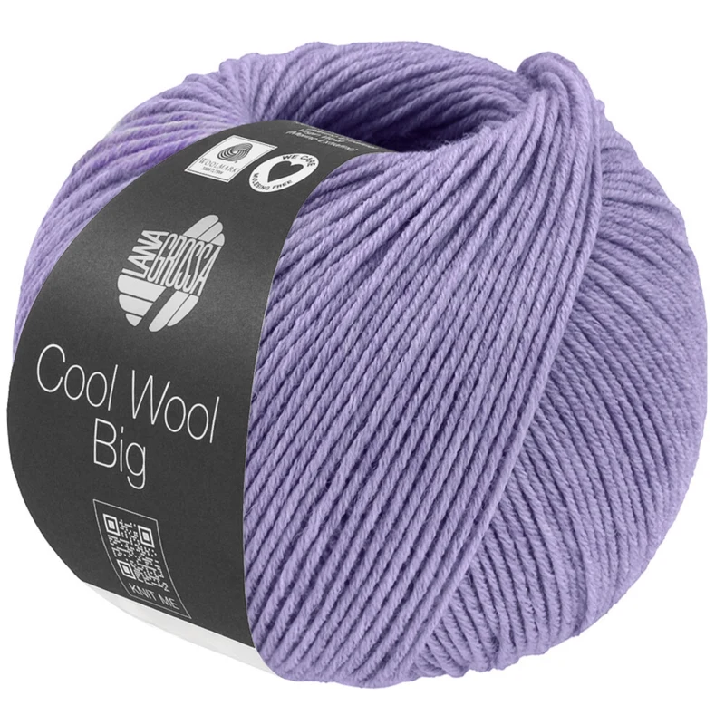 Lana Grossa Cool Wool Big 1698 Lilla meleret