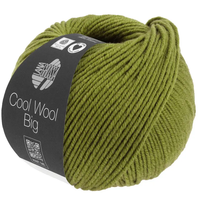 Lana Grossa Cool Wool Big 1021 Majgrøn