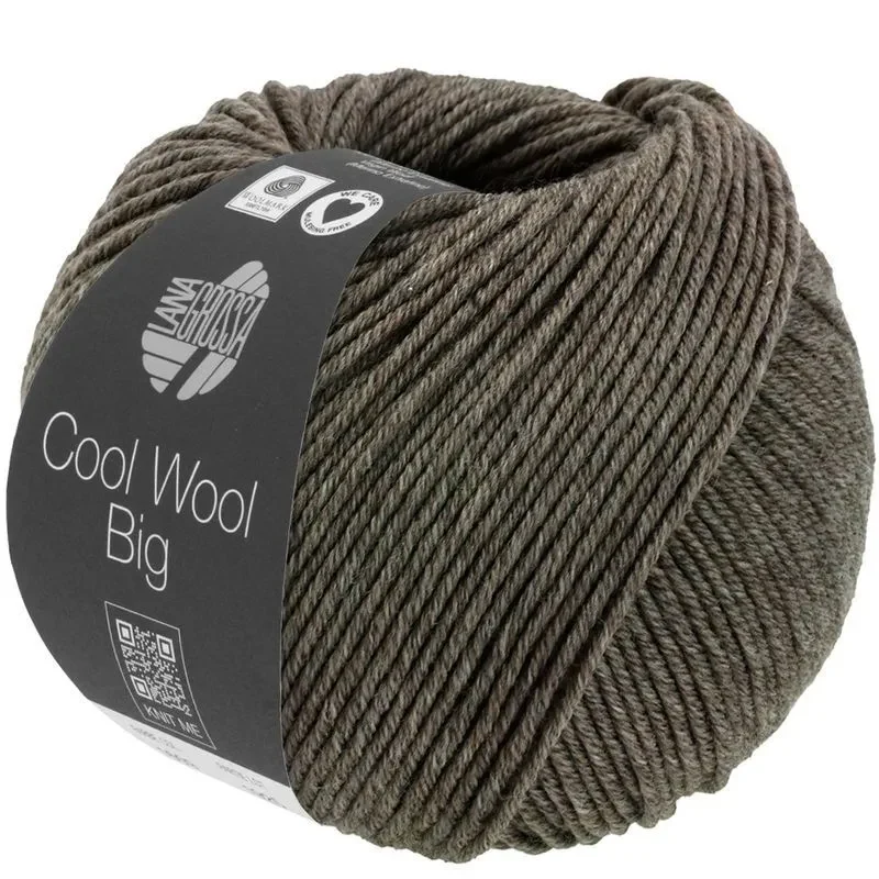 Cool Wool Big 1622 Mørkebrun meleret