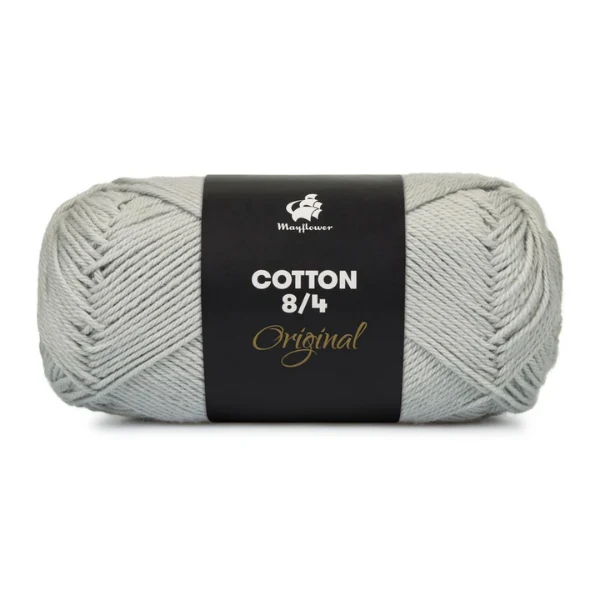 Mayflower Cotton 8/4 1440 Lysegrå