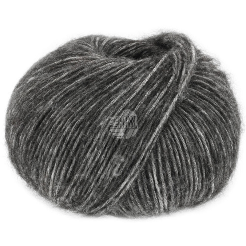 Lana Grossa Natural Alpaca Pelo 04 Mørkegrå meleret