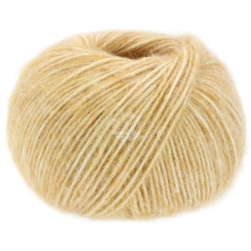 Lana Grossa Natural Alpaca Pelo 09 Sandgul meleret