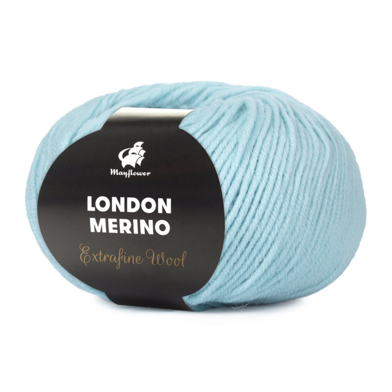 Mayflower London Merino 021 Lys akvamarin