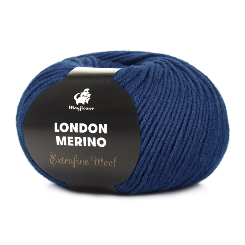 Mayflower London Merino 030 Marineblå