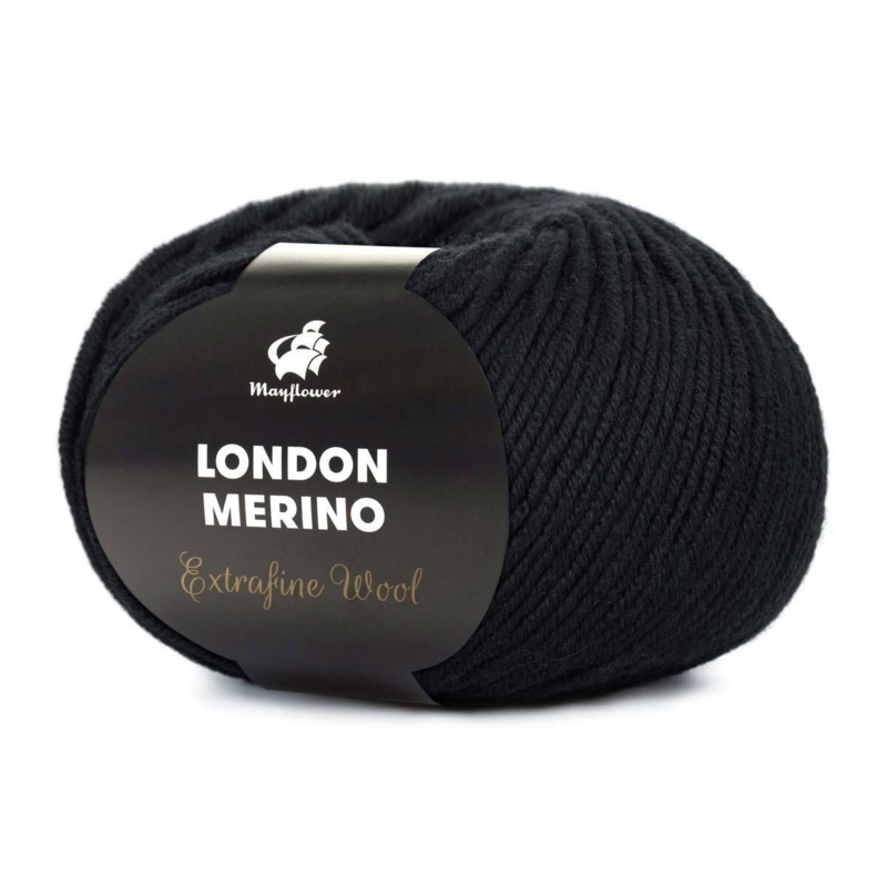 Mayflower London Merino 040 Sort