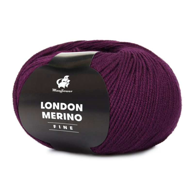 Mayflower London Merino Fine 015 Bordeaux