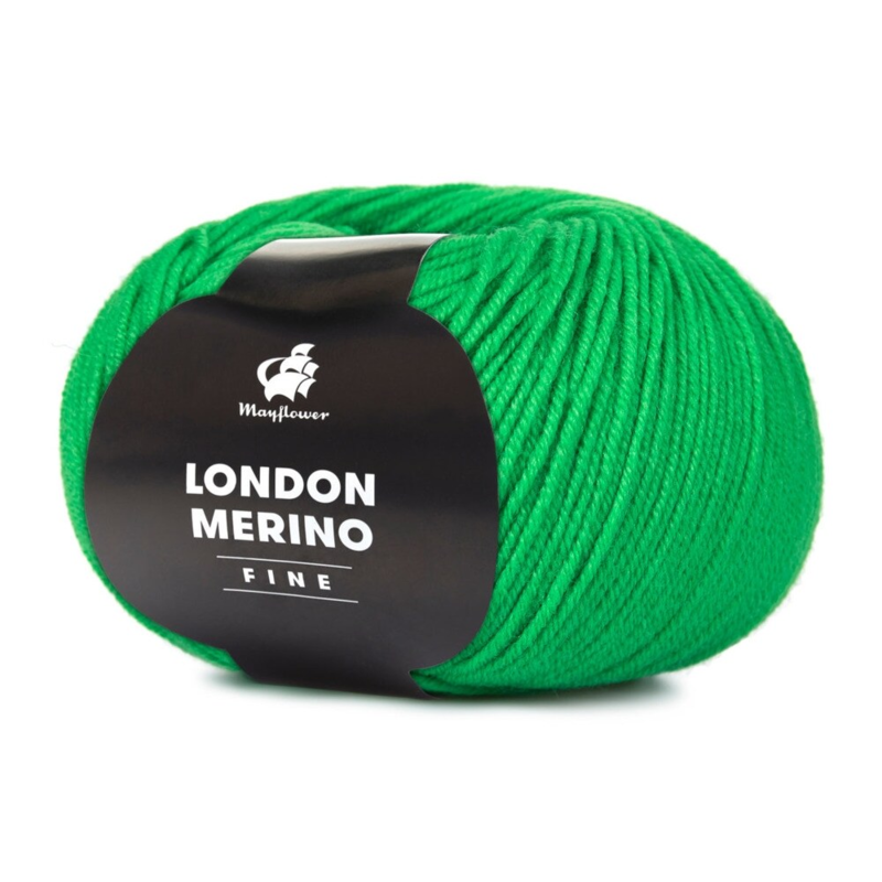 Mayflower London Merino Fine 028 Græsgrøn