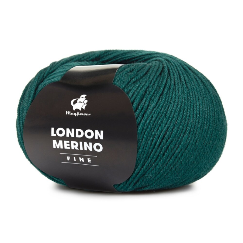 Mayflower London Merino Fine 023 Mørk gran