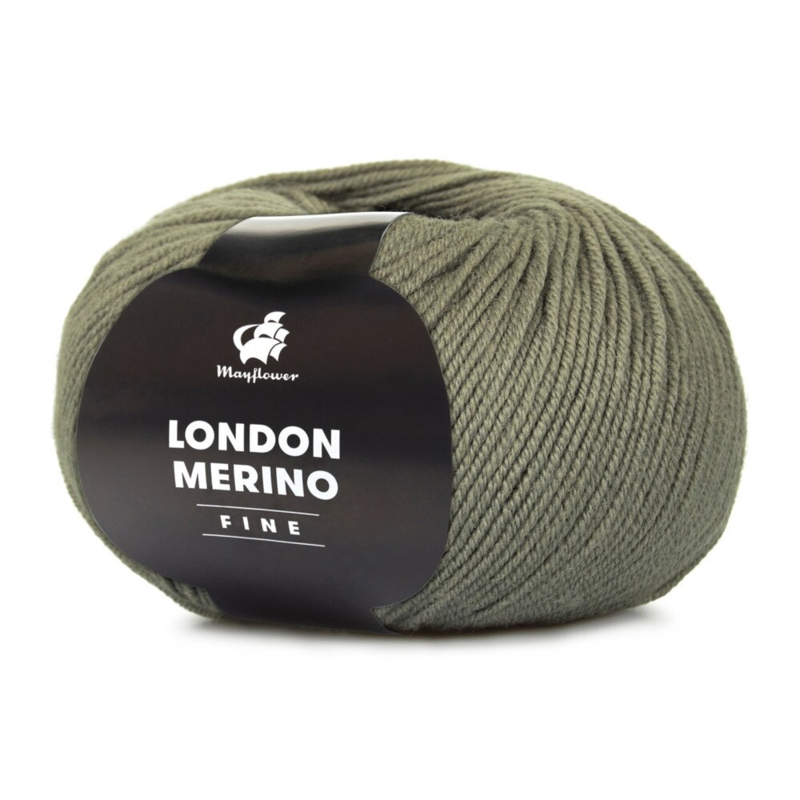 Mayflower London Merino Fine 026 Støvet oliven