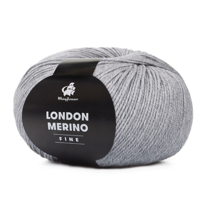 Mayflower London Merino Fine 037 Grå