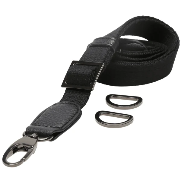 Go Handmade Taske Skulderrem, 85-125 cm 22292 Sort/mørkegrå