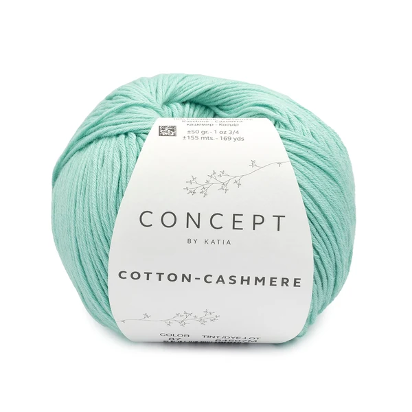Katia Cotton Cashmere 87 Lysegrøn