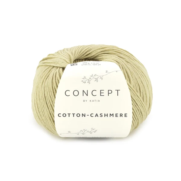 Katia Cotton Cashmere 92 Grøn te