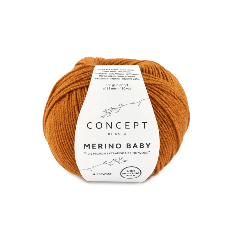 Katia Concept Merino Baby 083 Perle kobber
