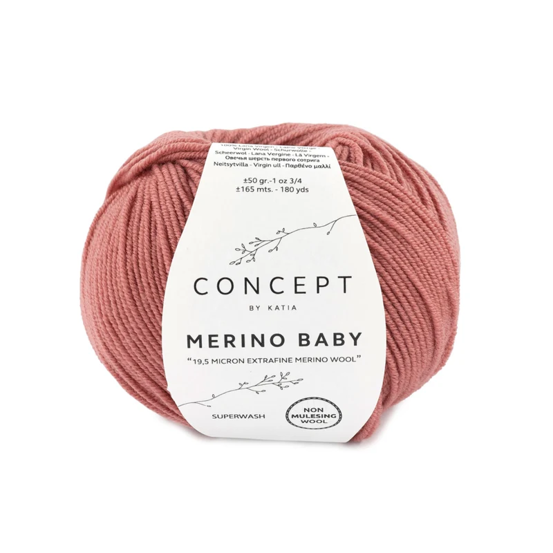 Katia Concept Merino Baby 087 Rosa laks