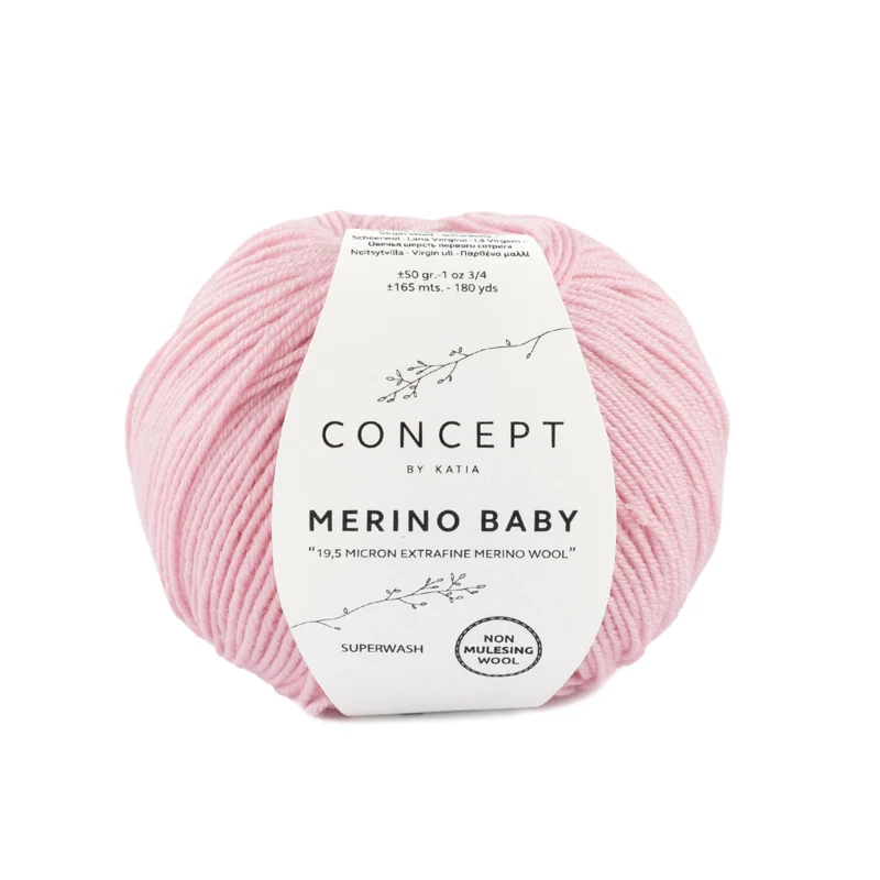 Katia Concept Merino Baby 092 Lys pink