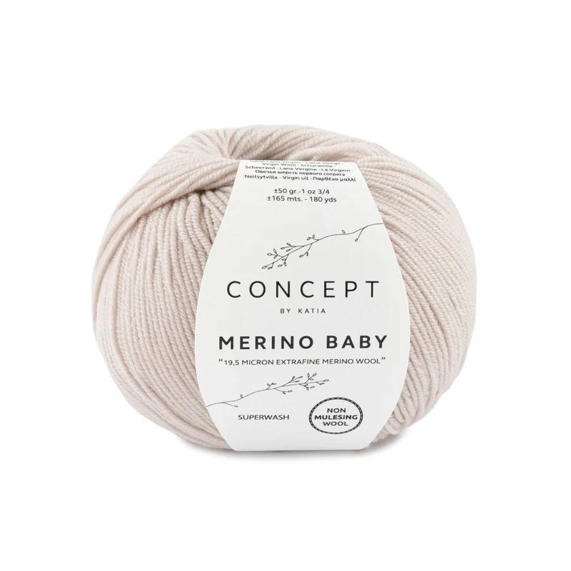 Katia Concept Merino Baby 027 Lys beige