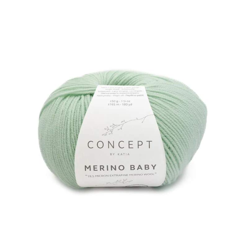 Katia Concept Merino Baby 156 Pastelgrøn