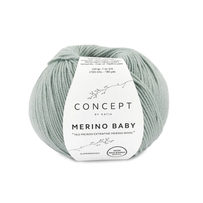 Katia Concept Merino Baby 097 Bleg grøn