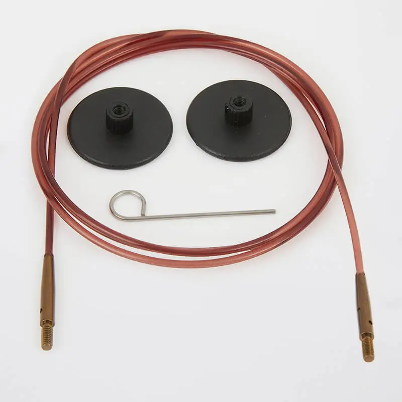 KnitPro Wire Brun (40-150 cm)