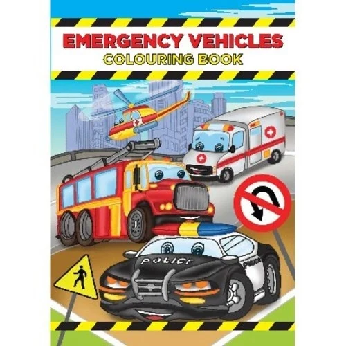 Malebog A4 Emergency Vehicles, 16 sider