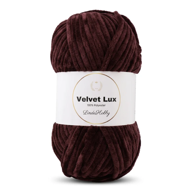 LindeHobby Velvet Lux 57 Mørk blomme