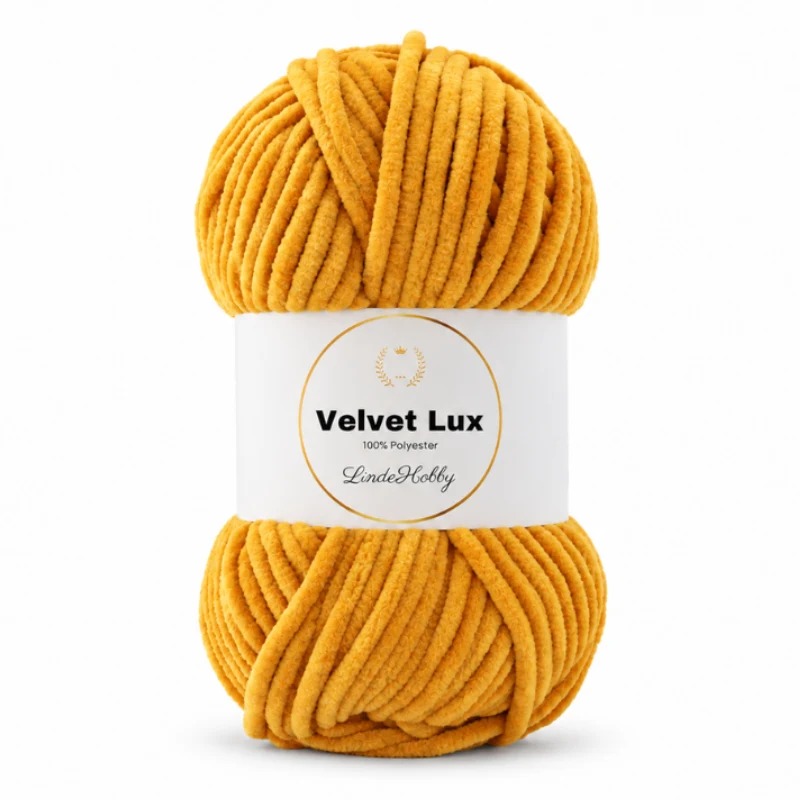 LindeHobby Velvet Lux 46 Sennepsgul