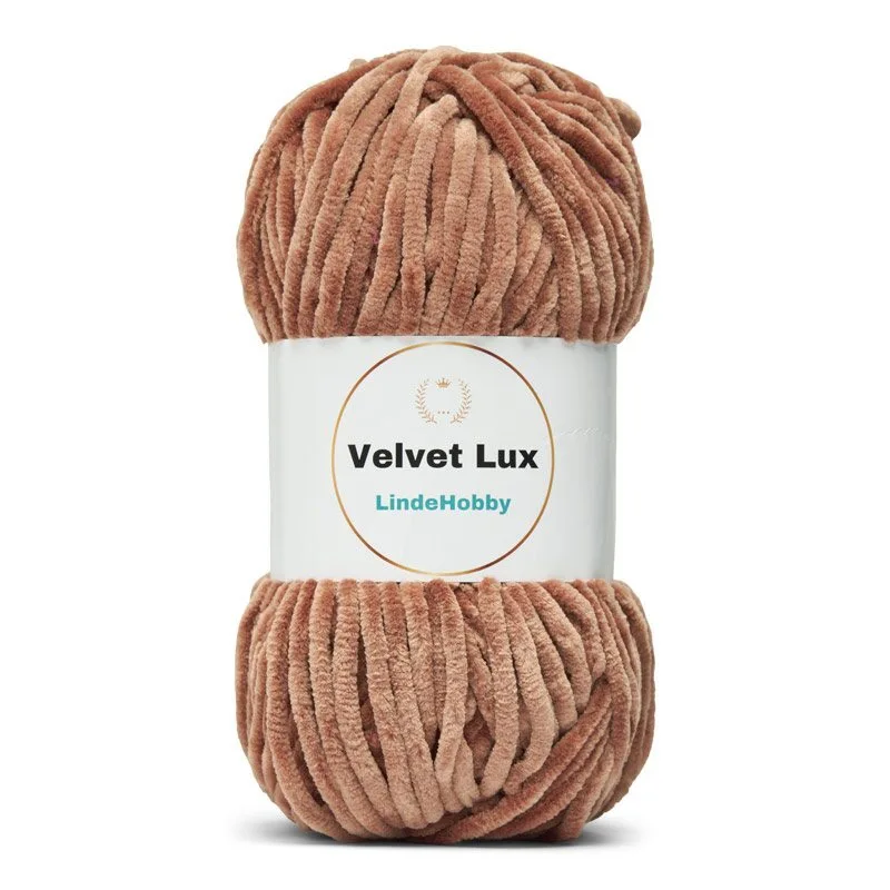LindeHobby Velvet Lux 08 Mørk beige