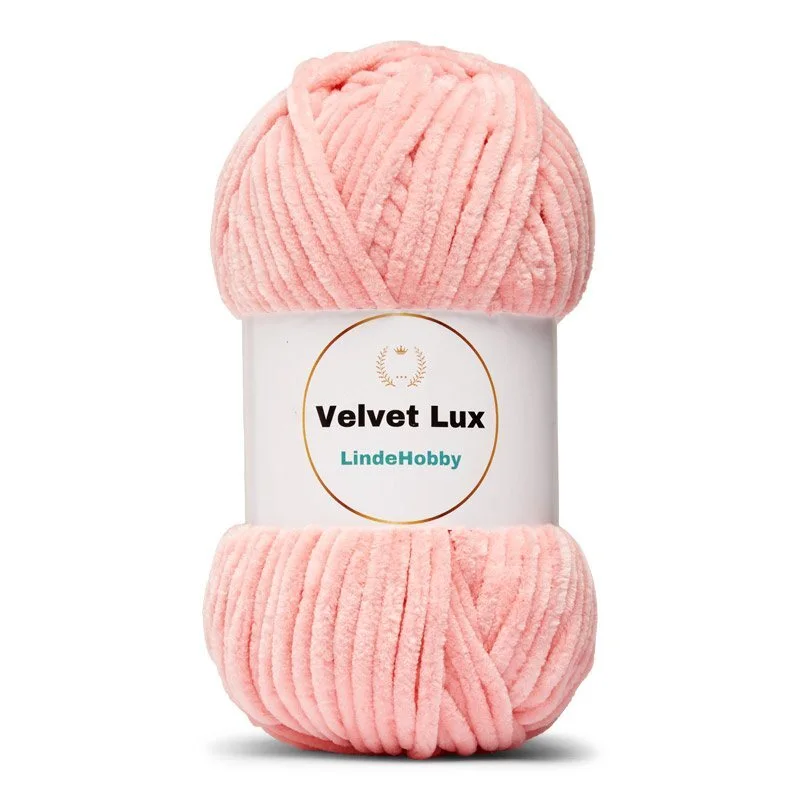 LindeHobby Velvet Lux 12 Pastel lyserød