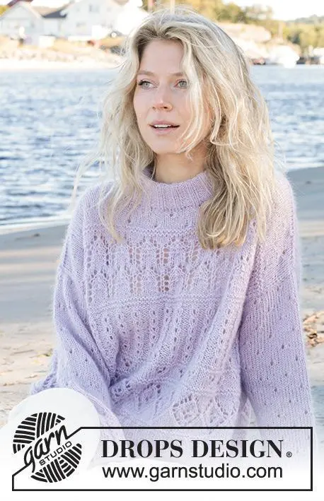 241-9 Fabled Harbour Sweater by DROPS Design
