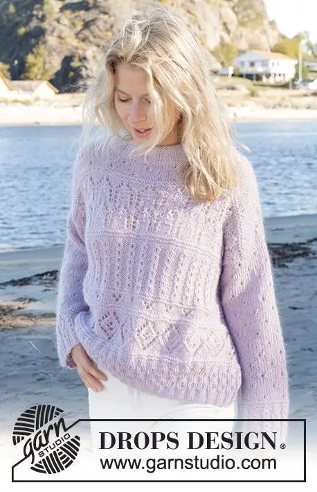 241-9 Fabled Harbour Sweater by DROPS Design